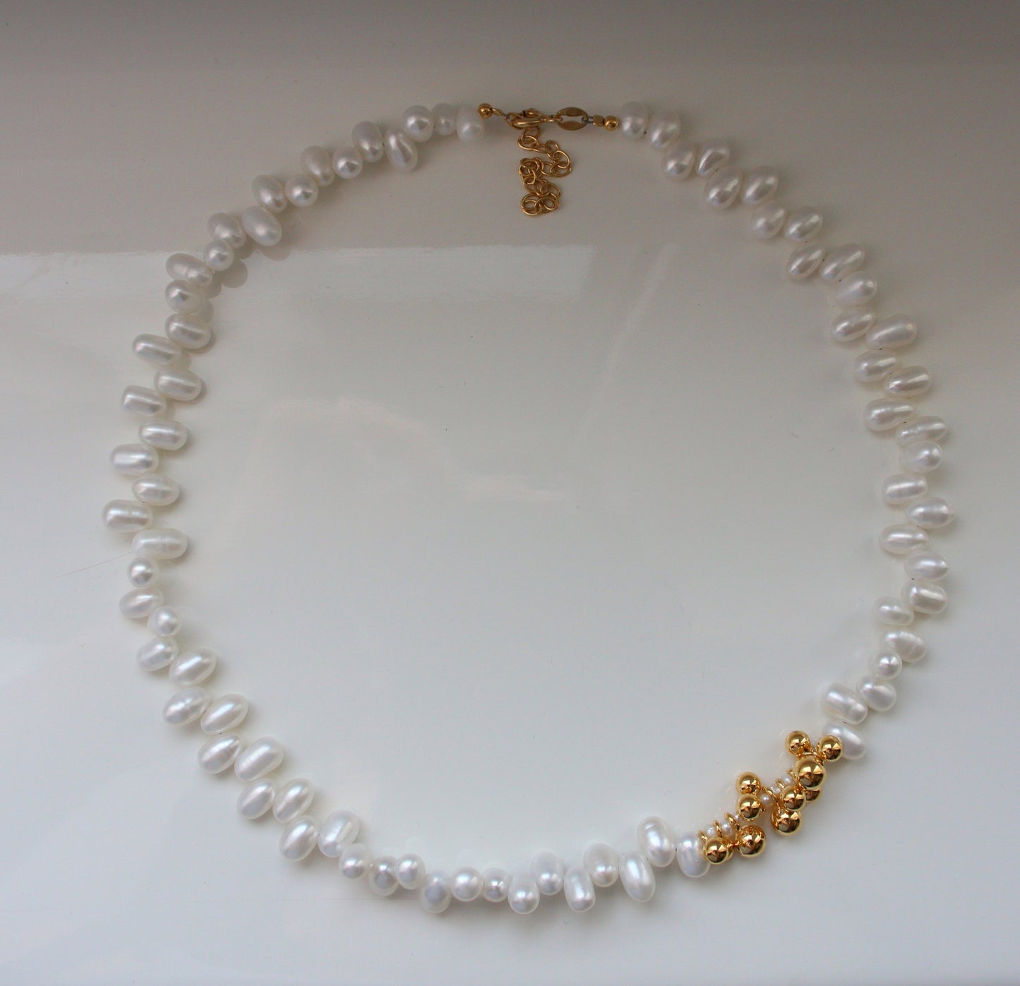 Pearl necklace "Grape"