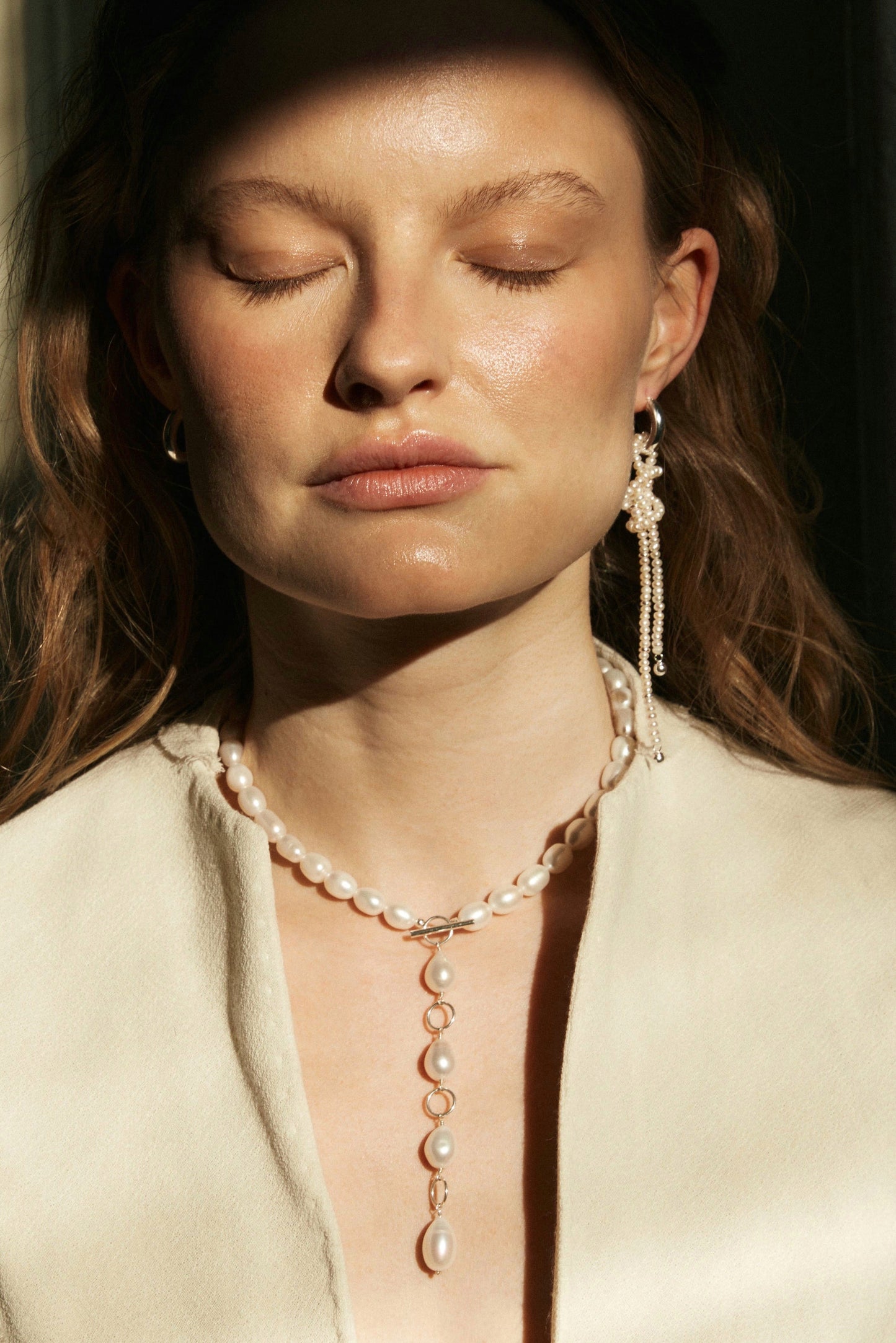 Assymetrical earrings "Knot"