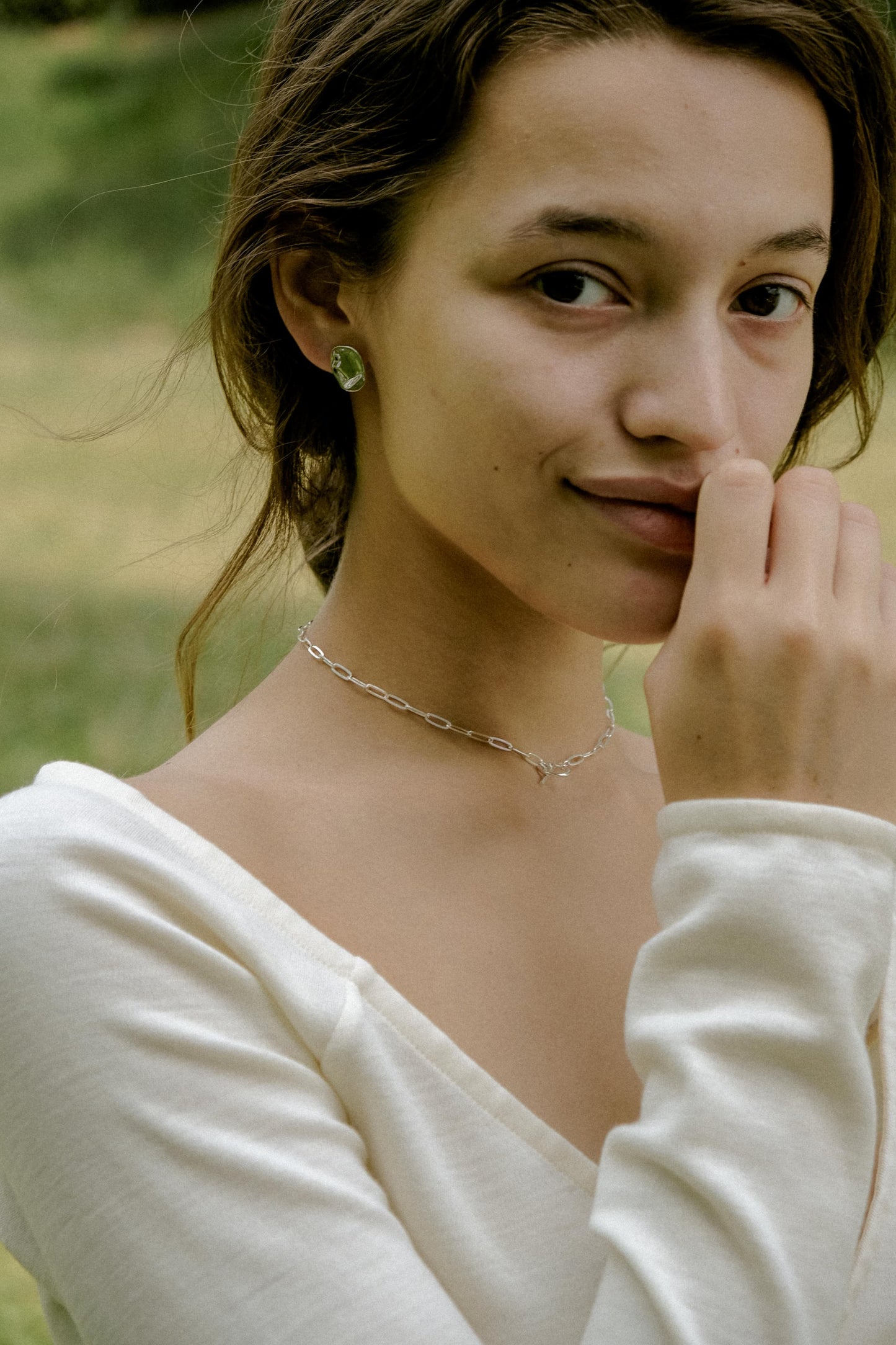 Chain with toggle clasp