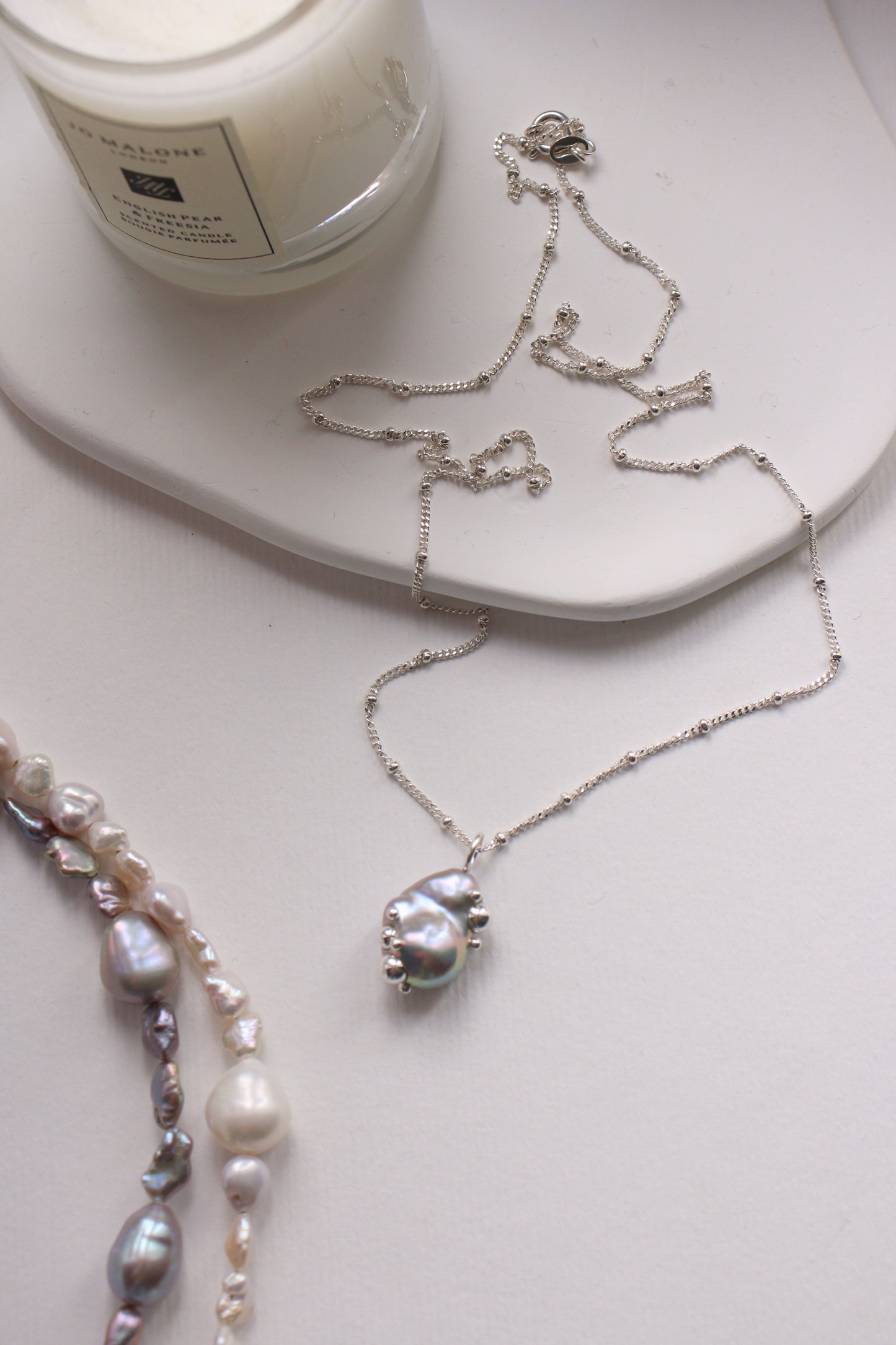 Necklace "Grape"