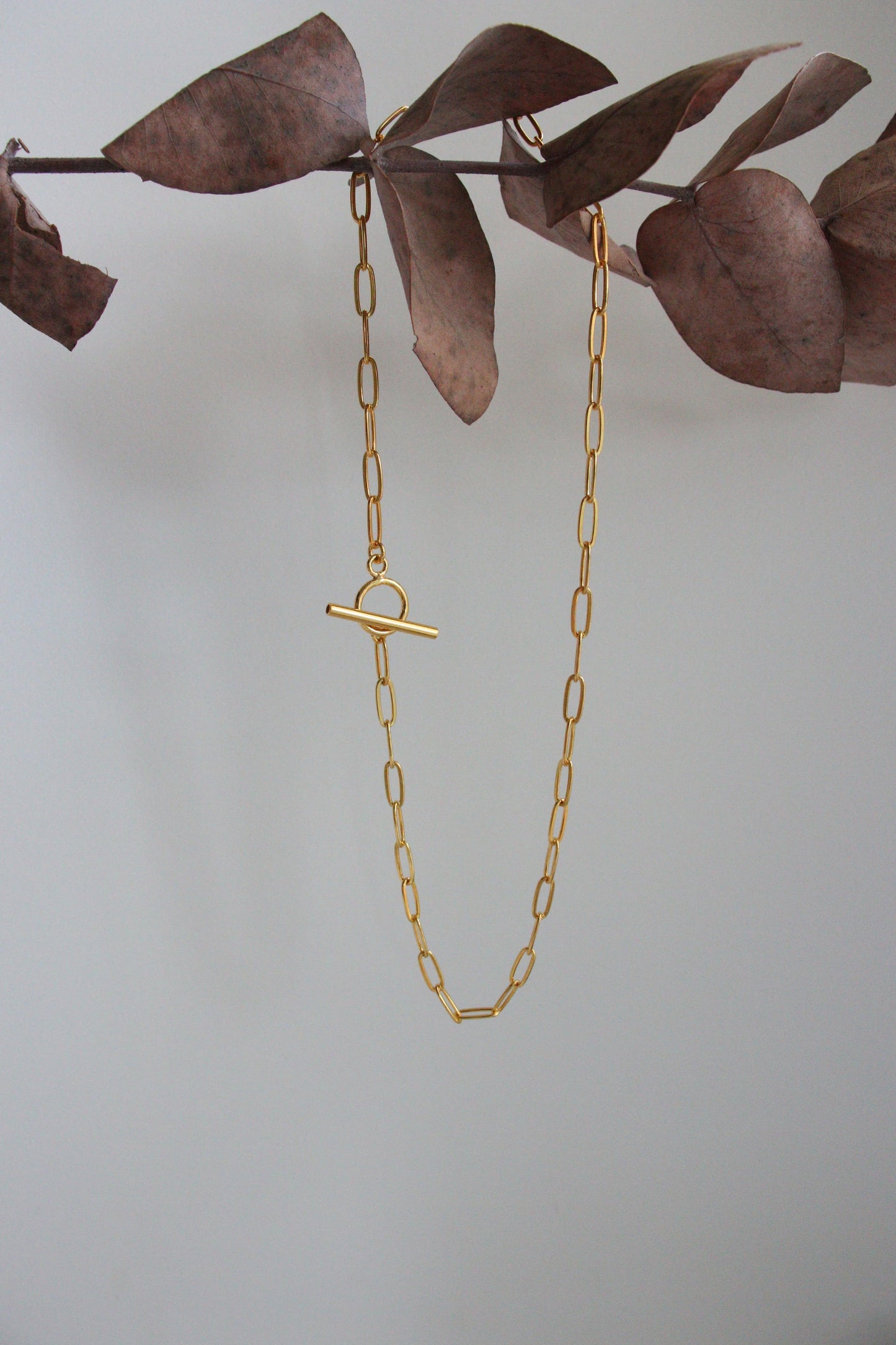 Chain with toggle clasp