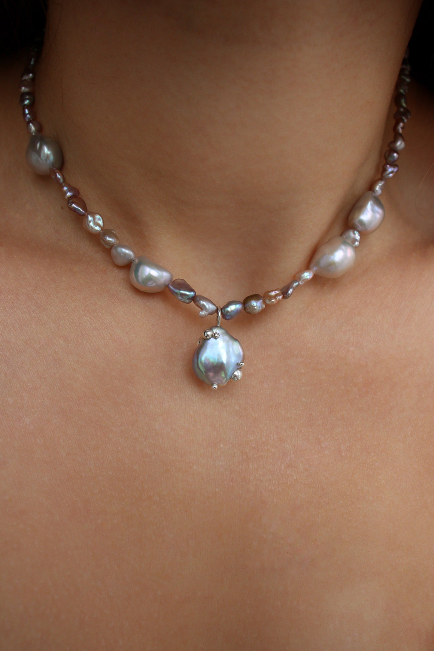 Necklace with removable pendant