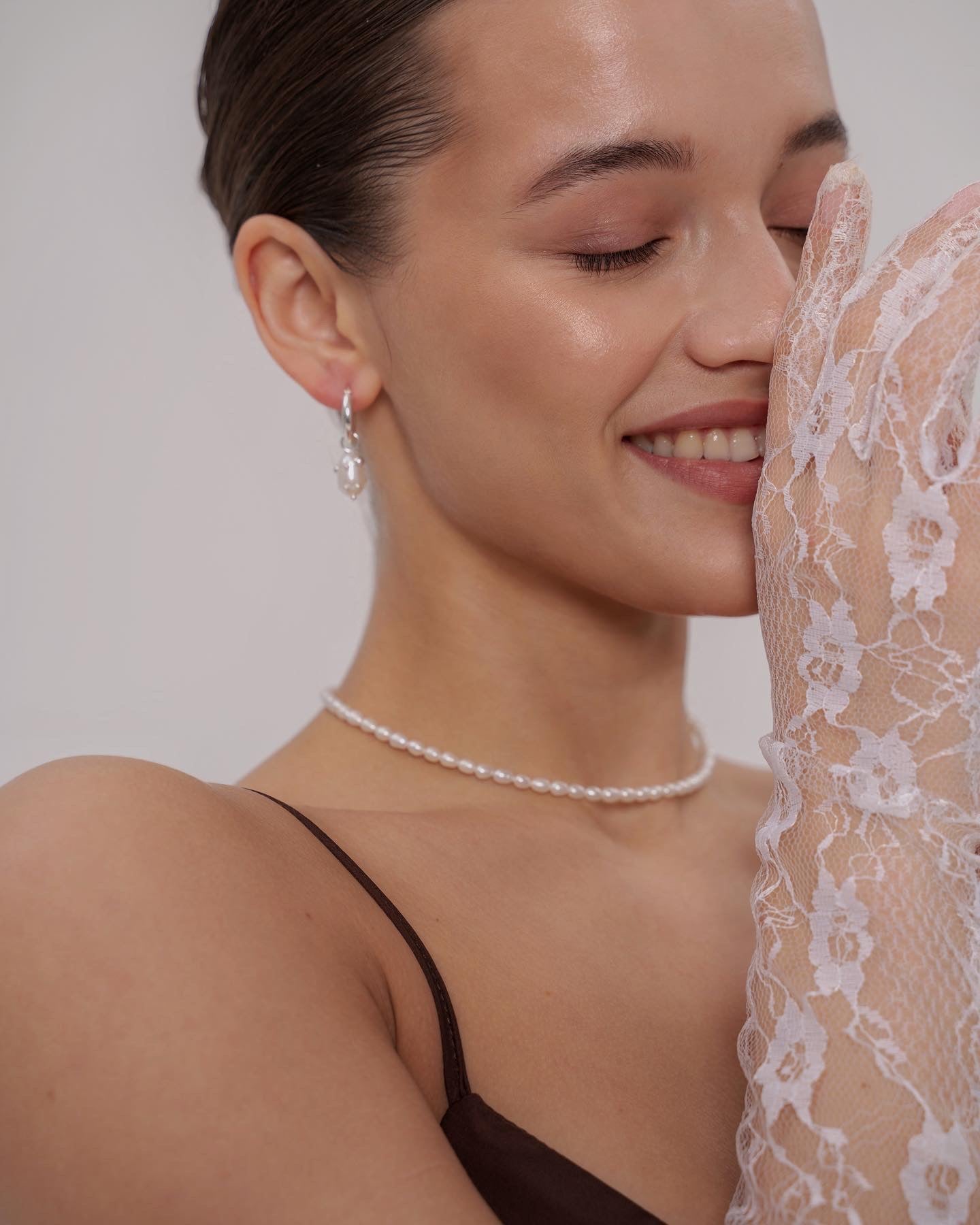 Hoop earrings "Comet" small