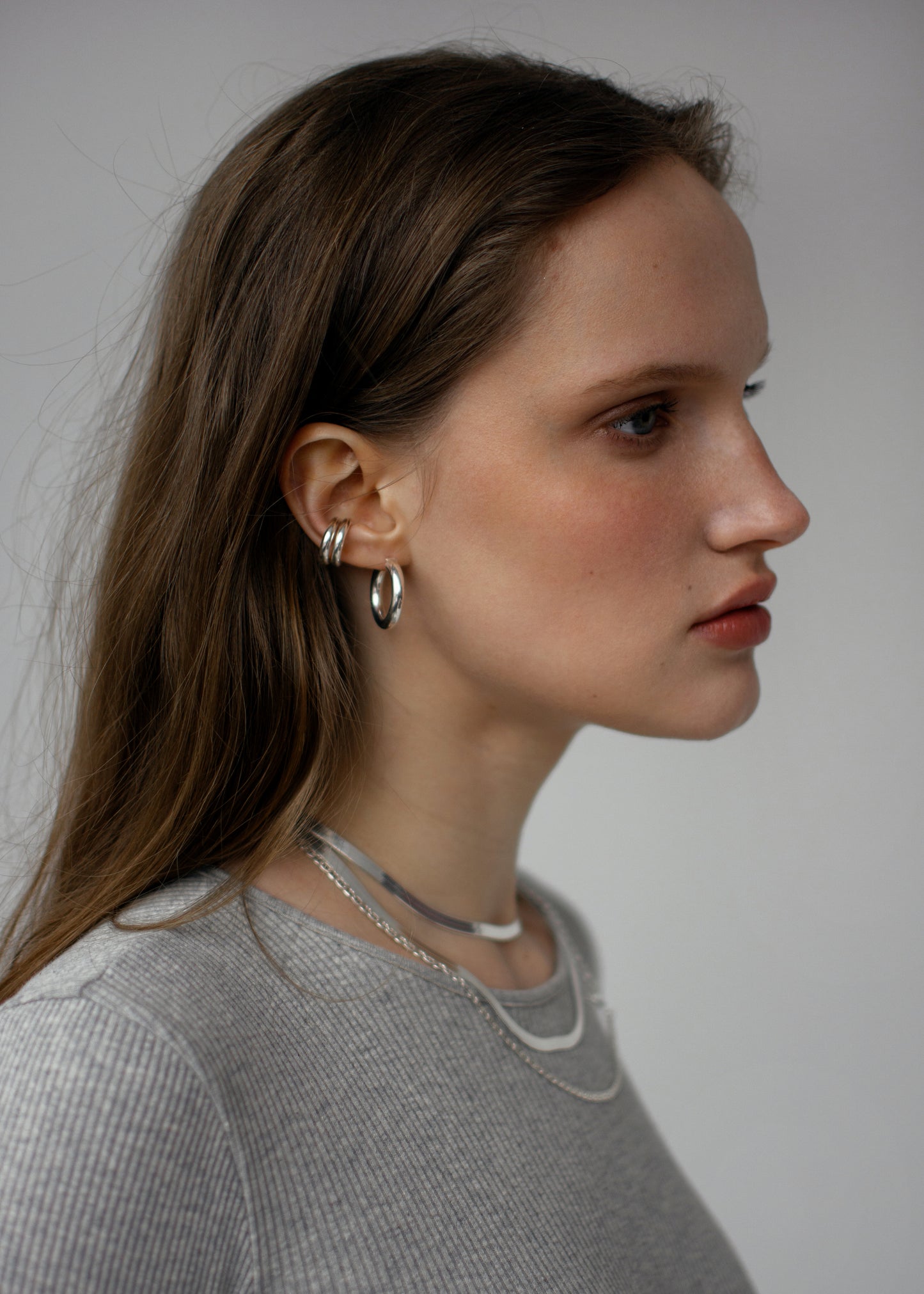 Hoop earrings medium