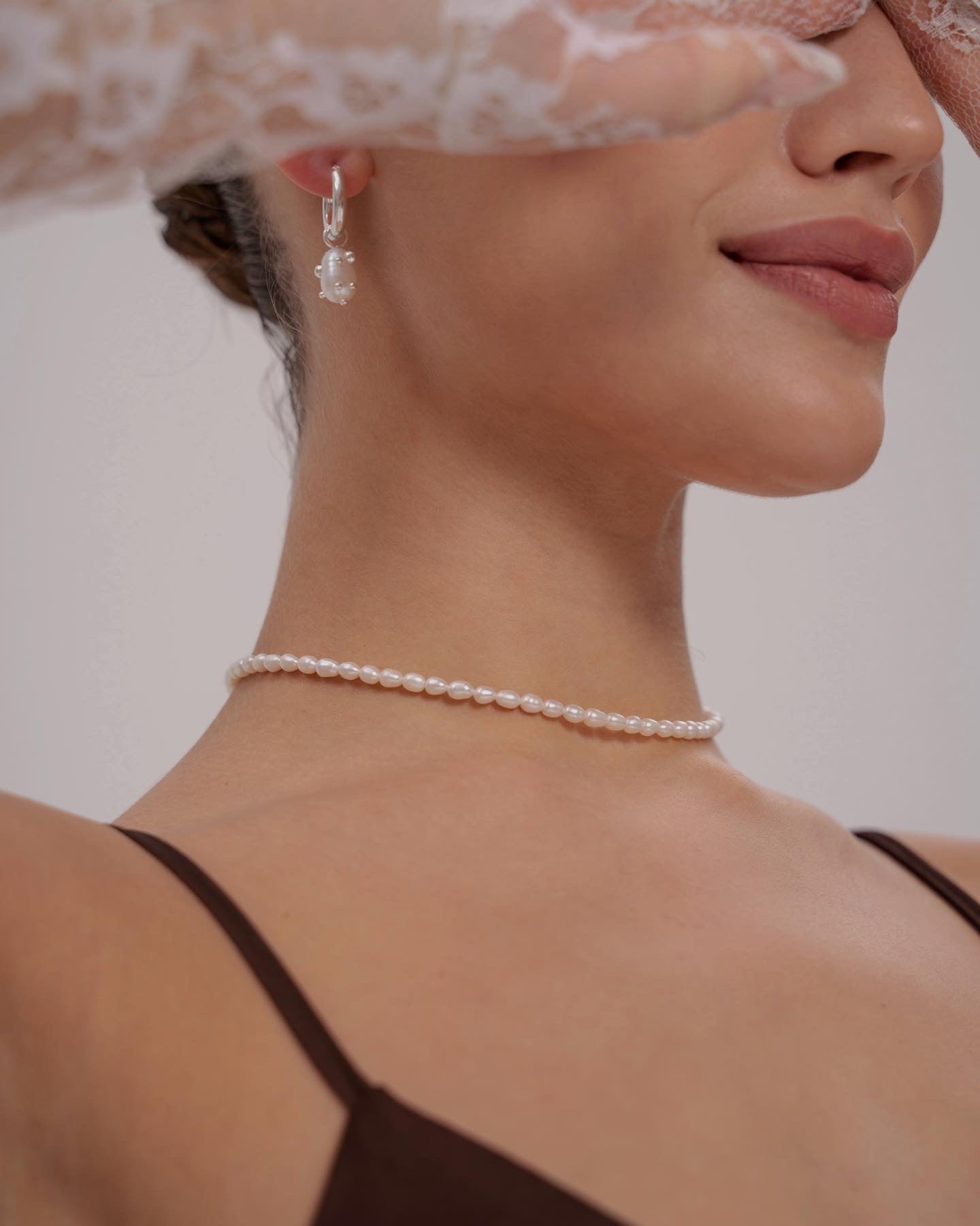 Hoop earrings "Comet" small