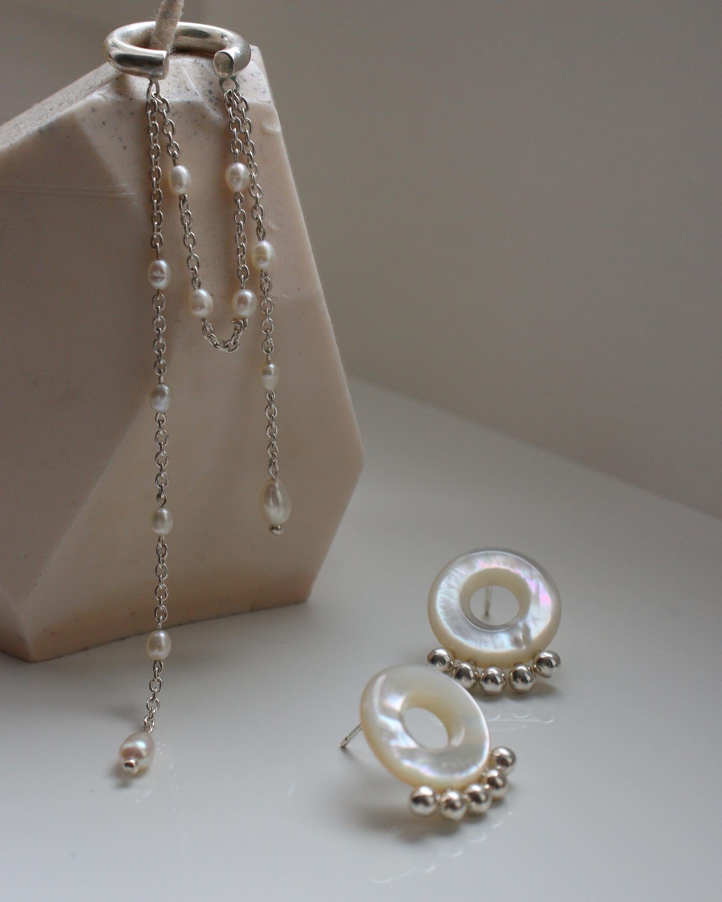 Mother of pearl earrings