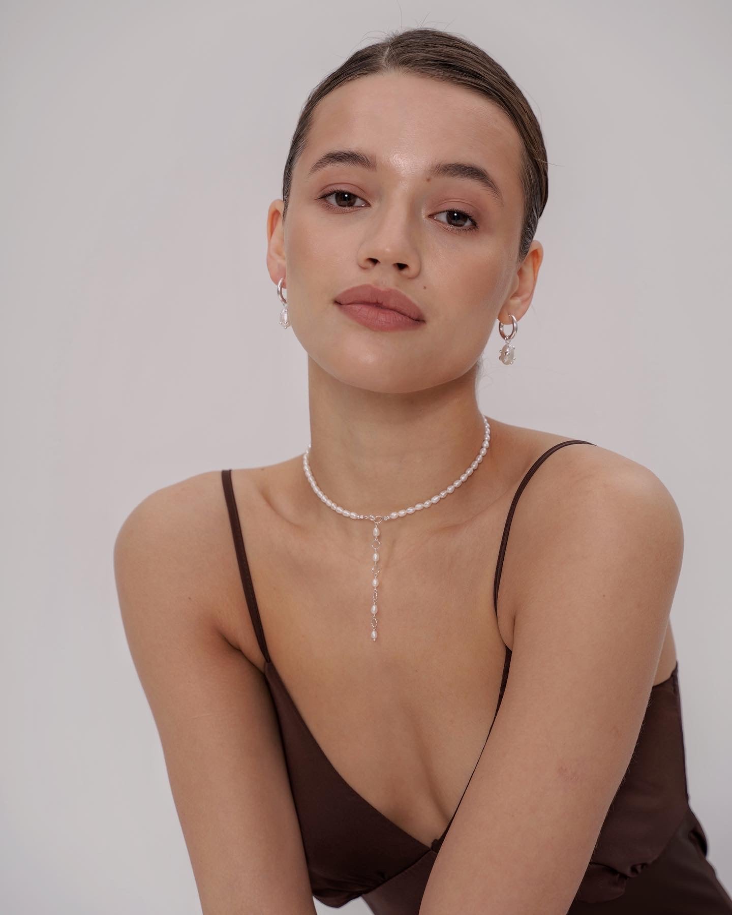 Hoop earrings "Comet" small
