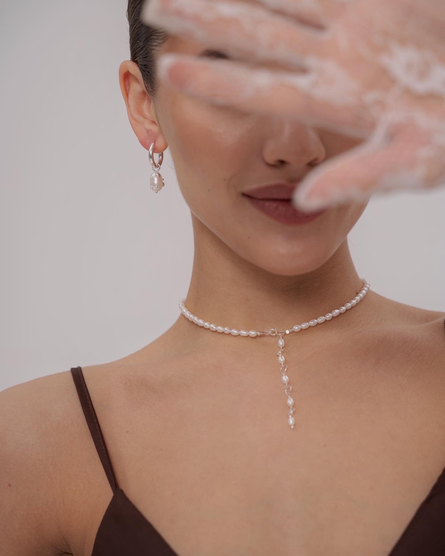 Hoop earrings "Comet" small