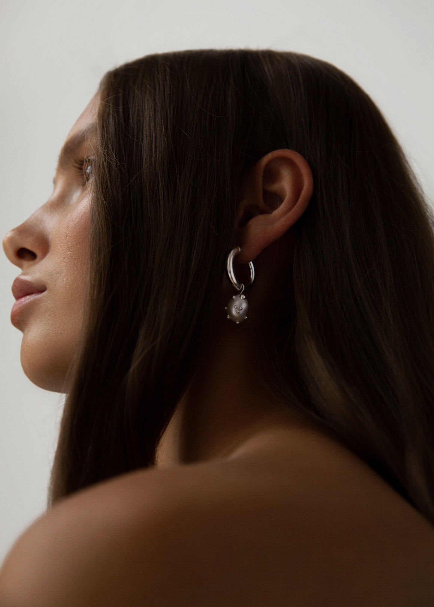 Hoop earrings "Comet" big