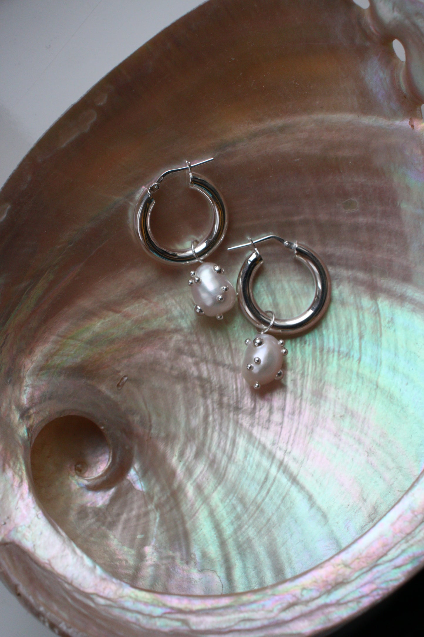 Hoop earrings "Comet" big