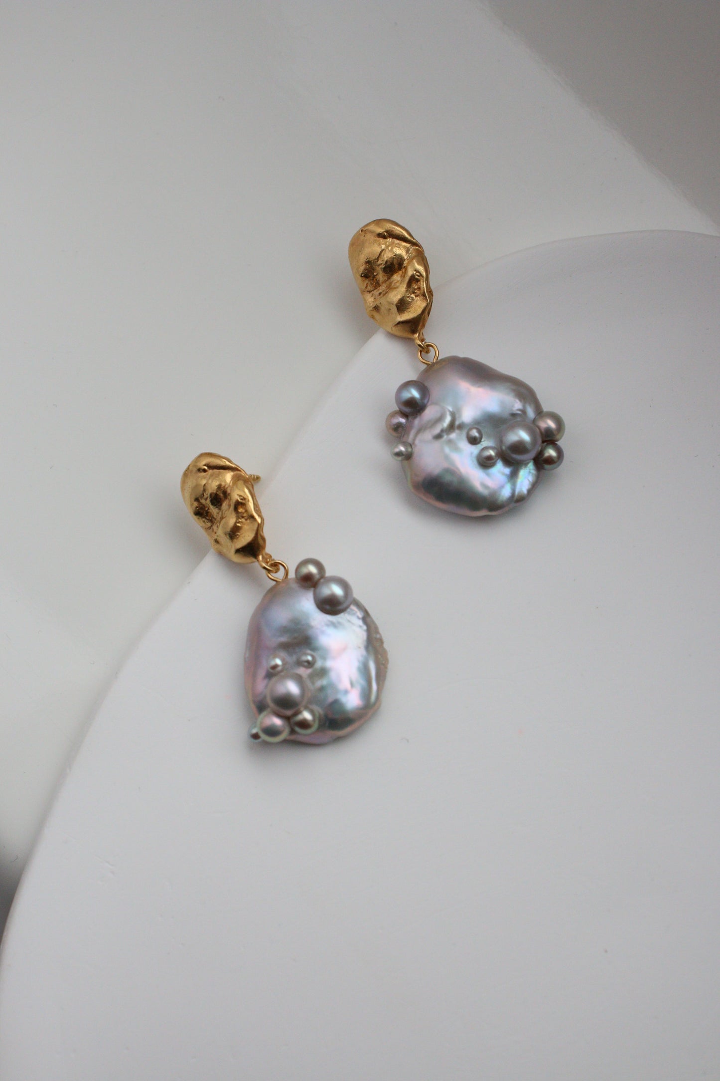 Earrings "Storm Clouds"