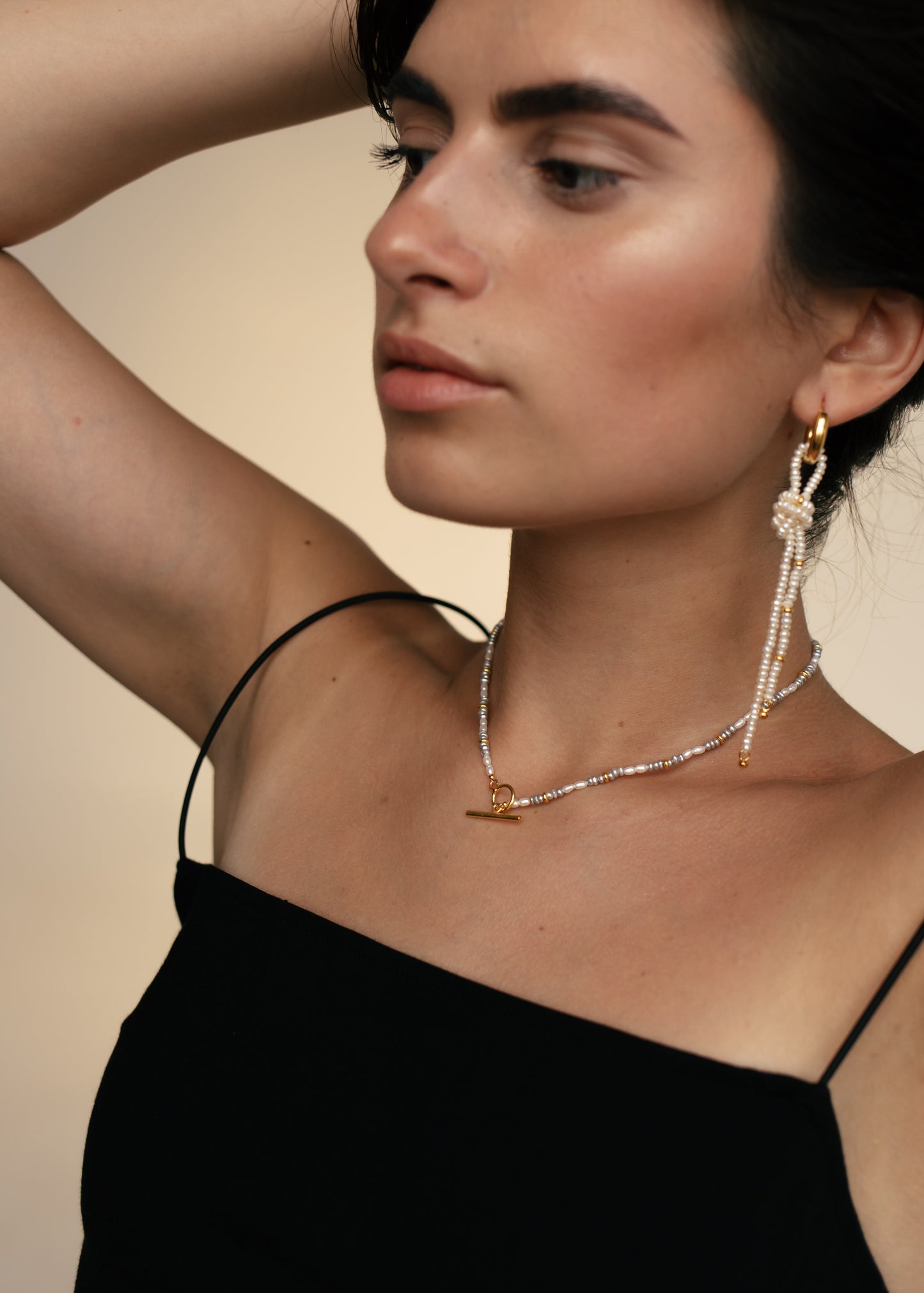 Assymetrical earrings "Knot"