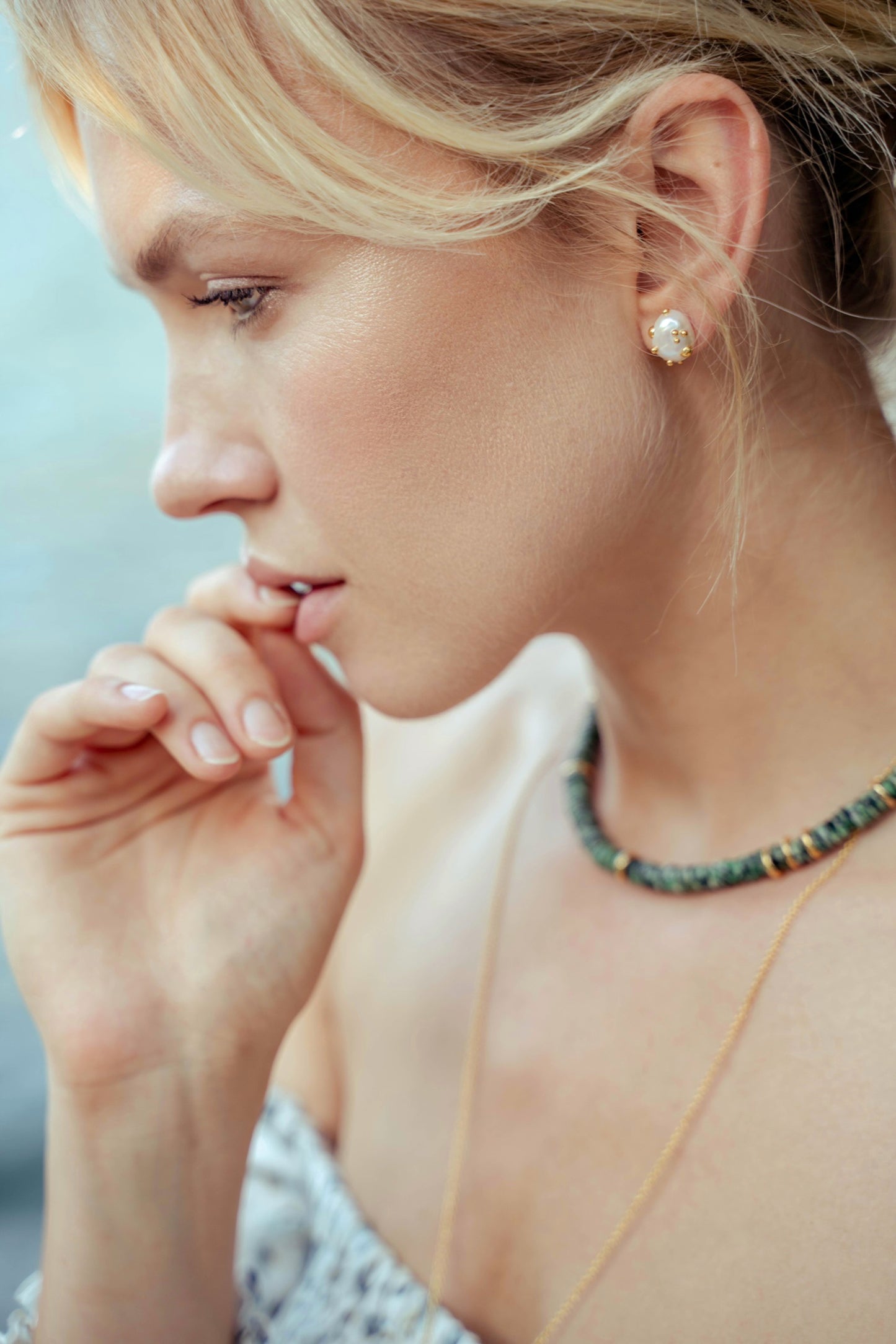 "Comet" stud earrings