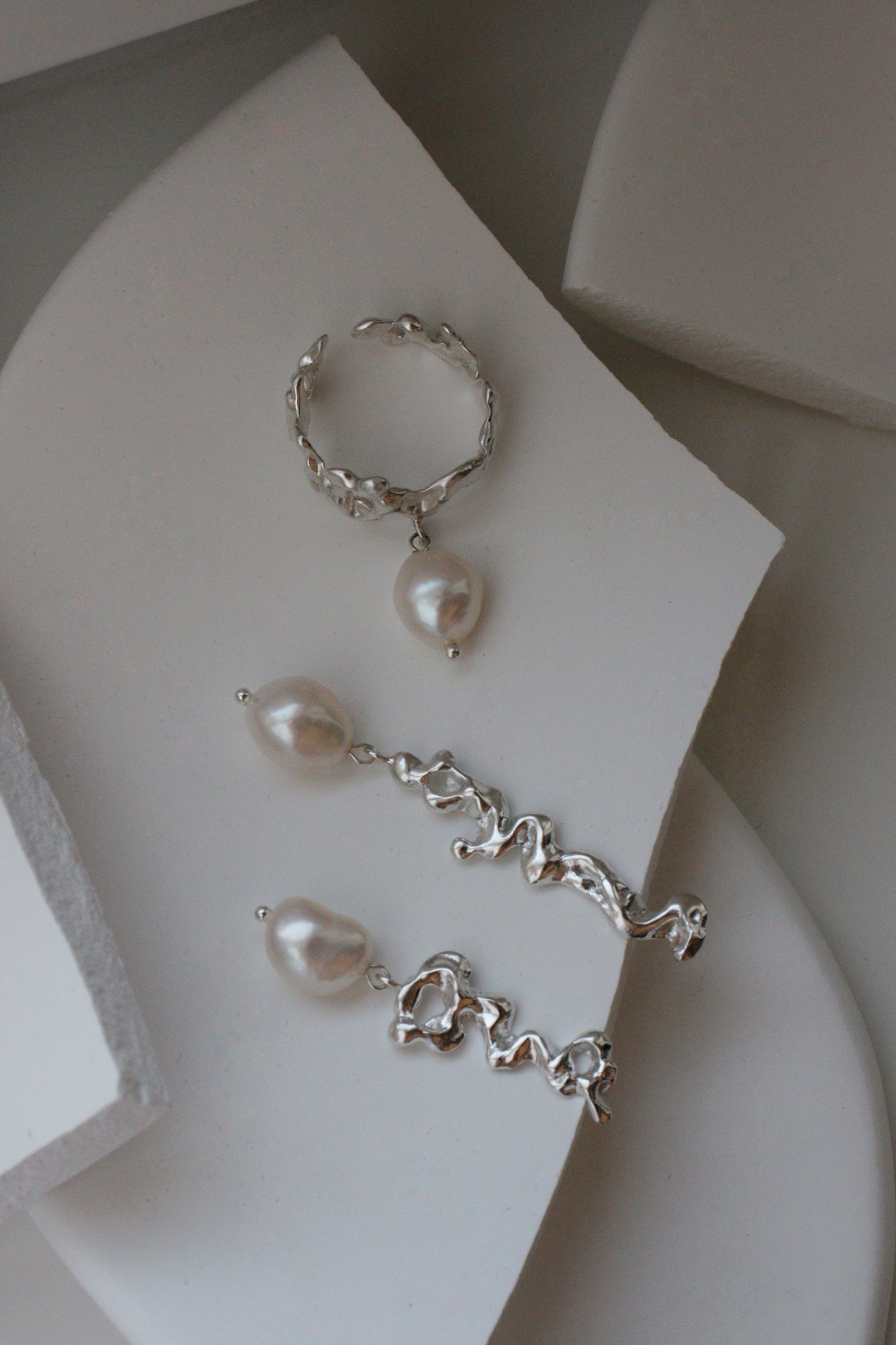 Earrings "Freeform"