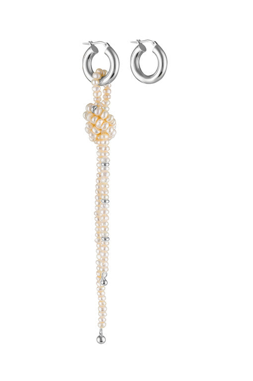 Assymetrical earrings "Knot"