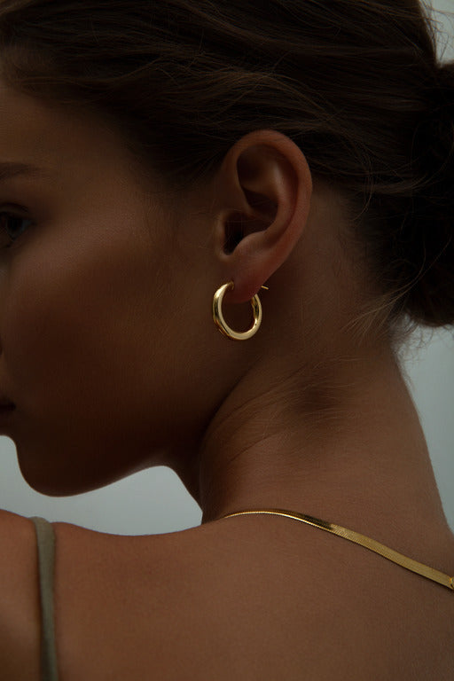 Hoop earrings medium