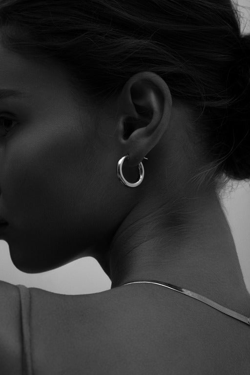 Hoop earrings medium