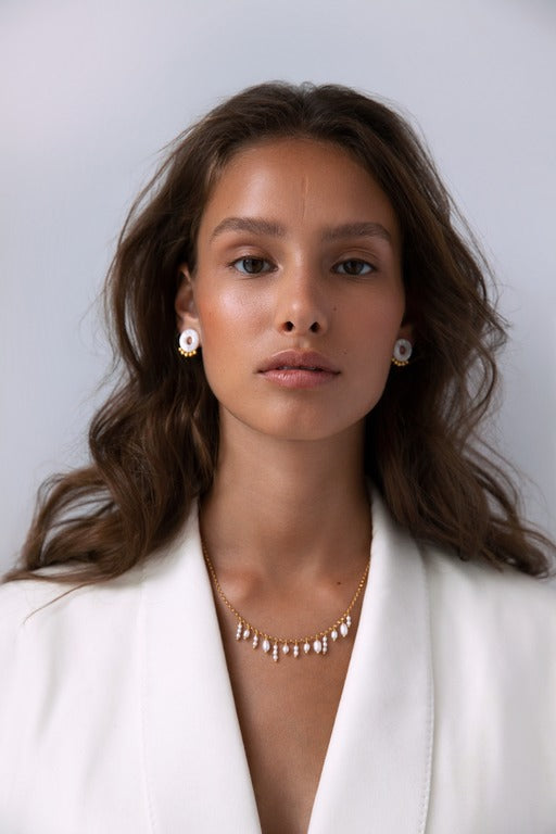 Mother of pearl earrings