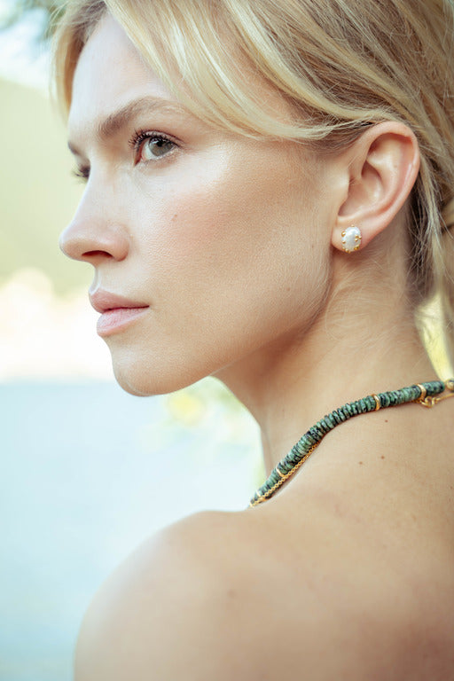 "Comet" stud earrings