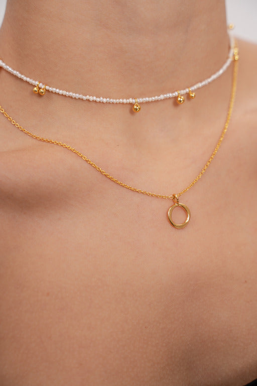 Choker "Drops" gold