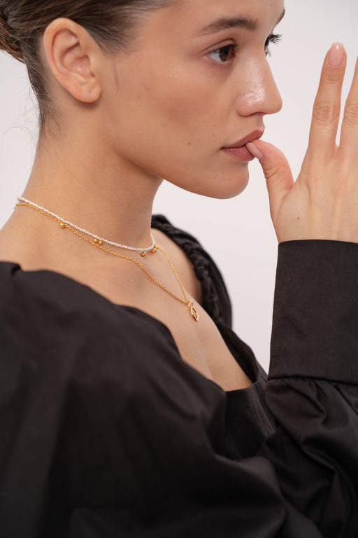 Choker "Drops" gold