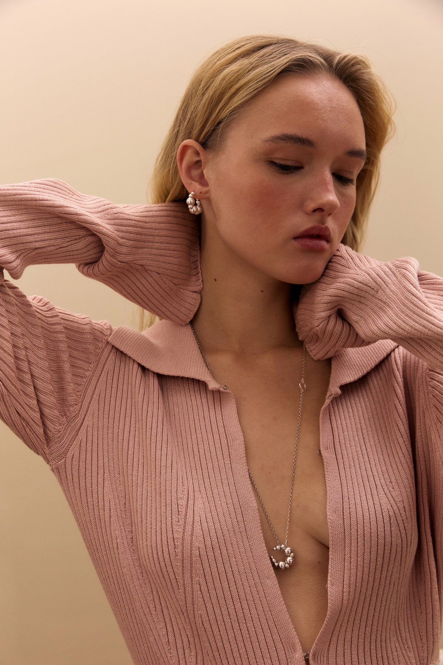 Сережки кільця Luna