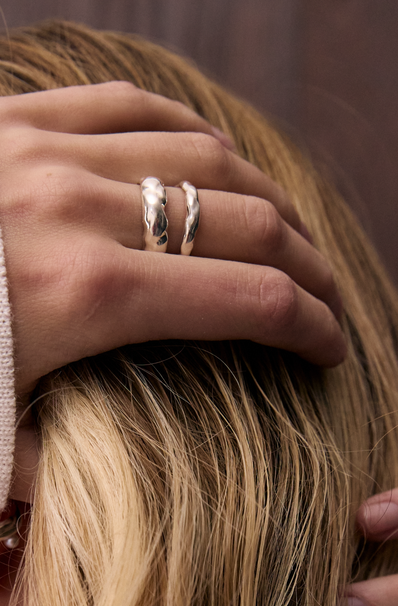 Каблучка «Тетіс» широка