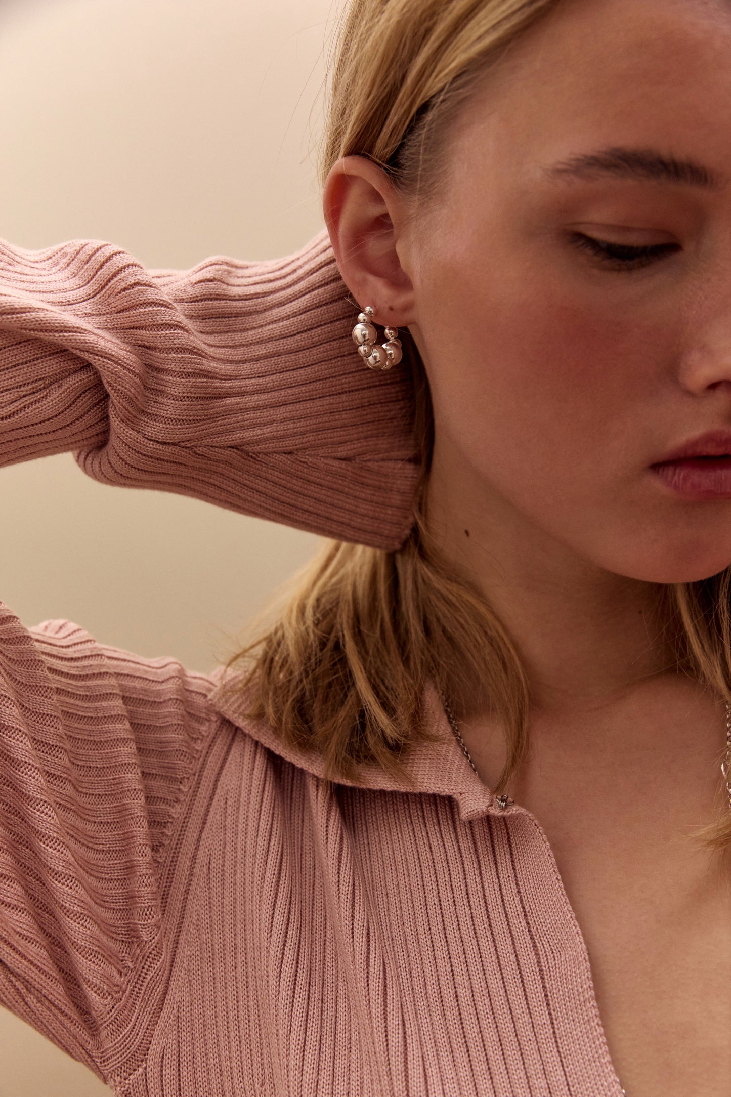 Сережки кільця Luna