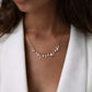 Chain with pearl fringe