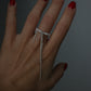 Ring with chains 